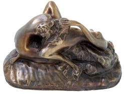 Erotic Vienna Bronze, Two Lesbian Women O. The Rock, Lambeaux