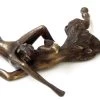 Erotic Vienna Bronze, Faun Having Oral Sex With Woman, 2 Parts