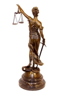 Large Lady Justice Bronze Sculpture On Marblebase - Part Of Roman Mythology -Salvador Dali Shop 130 359300a570e248