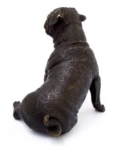 Little Seated Pug - Bronze Dog Sculpture - Vienna Bronze -Salvador Dali Shop 134 359300a4fd859d