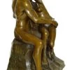 Large Bronze Sculpture - The Kiss - Signed Auguste Rodin