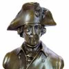 Frederick II. The Great Bronze Bust Statue - Signed