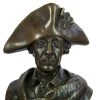 Frederick II. The Great Bronze Bust Statue Signed