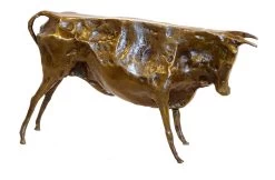 Picasso Bull Bronze Sculpture- Abstract Bull After Picasso
