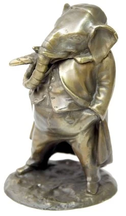 Vienna Bronze Matchholder Elephant Signed Stevens F. -Salvador Dali Shop 147 359300a54b48d2