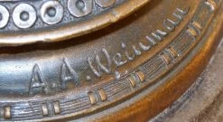 Large Erotic Angel Woman On Marble Base Signed A.A. Weinman -Salvador Dali Shop 151 359300a568f7bb