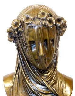 Large Sculpture Art Nouveau Bronze Mary With Veilcover - Signed -Salvador Dali Shop 153 359300a3e476a3