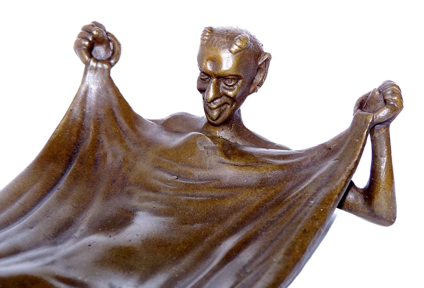 Satyr - Faun - Devil - Bronze Dish Vienna Bronze Signed 2 Satyr - Faun - Devil - Bronze Dish Vienna Bronze Signed - Image 2