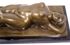Modern Art Bronze - XXL Woman Dorsal Signed Botero