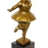 Modern Art Bronze Sculpture - XXL Woman Dancer After Botero