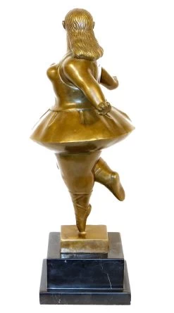 Modern Art Bronze Sculpture - XXL Woman Dancer After Botero -Salvador Dali Shop 162 459300a5bd04ba