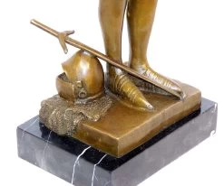 Art Deco Bronze - Jeanne D'Arc Brave Warrior - M. Mercié Signed -Salvador Dali Shop 164 359300a5d1e0e8