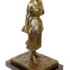 Modern Art Bronze Sculpture - The Schoolgirl - Edgar Degas 1881
