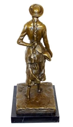 Modern Art Bronze Sculpture - The Schoolgirl - Edgar Degas 1881 -Salvador Dali Shop 168 459300a5f2d837