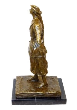 Modern Art Bronze Sculpture - The Schoolgirl - Edgar Degas 1881 -Salvador Dali Shop 168 559300a5f47315