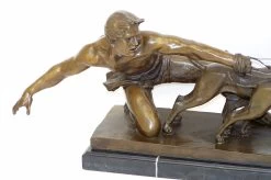 Art Deco Bronze Statue - The Release - Signed Alex Kelety