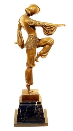 Art Deco Bronze - Harlekin Dancer On Marble - D.H. Chiparus 9 Art Deco Bronze - Harlekin Dancer On Marble - D.H. Chiparus -Salvador Dali Shop 179 459300a647a830