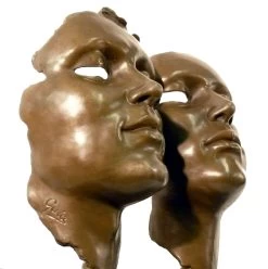Modern Art Bronze Sculpture - Complicity - By Miguel Guía -Salvador Dali Shop 193 359300a3947930