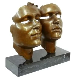 Modern Art Bronze Sculpture - Complicity - By Miguel Guía -Salvador Dali Shop 193 559300a502c7a2