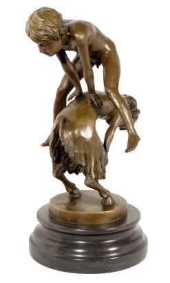Perfect Art Nouveau Bronze Statue - The Leapfrog - Signed -Salvador Dali Shop 199 359300a6c04233