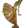 Beautiful Art Deco Bronze Chorus Girl Signed Chiparus