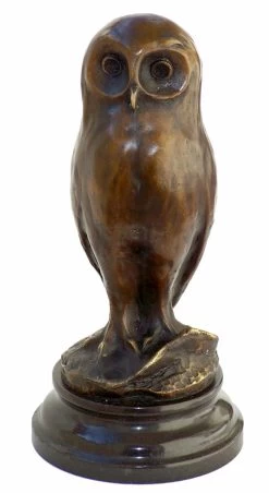 Animal Bronze - Smart Owl - On Marble-base - Francois Pompon -Salvador Dali Shop 203 359300a2be9525