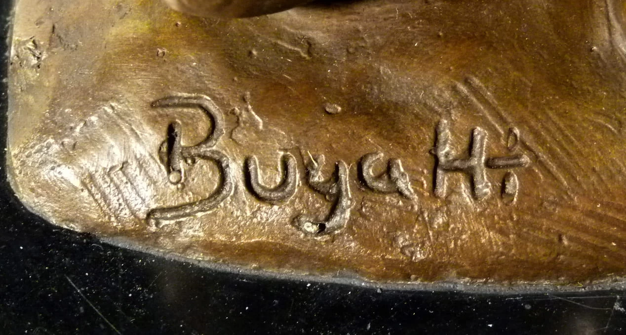 Lifelike Animal Bronze - Elephant Begging - Signed Bugatti 4 Lifelike Animal Bronze - Elephant Begging - Signed Bugatti - Image 4