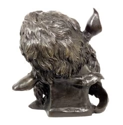 Art Nouveau Bronze Character Head - Faunus - Jean Carries -Salvador Dali Shop 208 359300a7404119