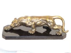 Creeping Panther - Stunning Animal Bronze - On Marble Base 8 Creeping Panther - Stunning Animal Bronze - On Marble Base -Salvador Dali Shop 211 359300a7578776