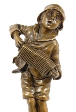 Art Deco Bronze Statue - Lazzarone - Signed Chiparus