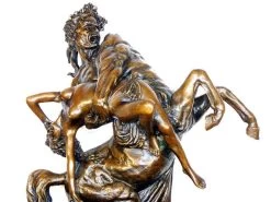 Big Centaur Bronze On Marble-base, Greek Mythology C.B.Aibert