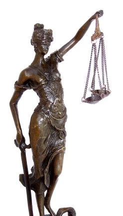 Mythology Bronze Lady Justice With Sword And Scale On Marble -Salvador Dali Shop 223 359300a7b3845e