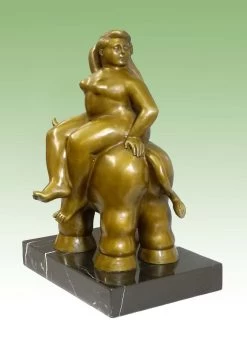 Modernist Sculpture - Rapto De Europe - By Fernando Botero