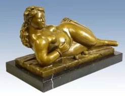 Bronze Act - Reclining Woman With Apples - After Fernando Botero 8 Bronze Act - Reclining Woman With Apples - After Fernando Botero -Salvador Dali Shop 227 359300a7cbdea8