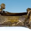 Gorgeous Art Nouveau Bronze - Bowl With Putti - Signed Milo