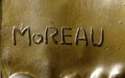 Lovely Art Nouveau Bronze Female Bust After Auguste Moreau -Salvador Dali Shop 243 559300a842b863