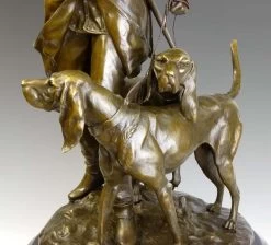 Large Sculpture - Manorial Hunting Scene - From Auguste Moreau -Salvador Dali Shop 244 359300a847db9e