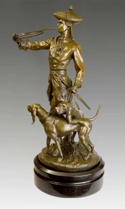 Large Sculpture - Manorial Hunting Scene - From Auguste Moreau -Salvador Dali Shop 244 559300a84a9fe8