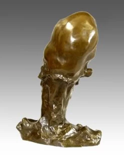 Otto Gutfreund - Don Quijote Face - Cubism Bronze Bust - Signed -Salvador Dali Shop 250 359300a32c5114