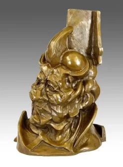 Uncommon Umberto Boccioni Bronze Bust- Antigraceful, 1913
