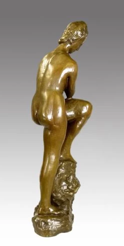 Modern Art Bronze By Wilhelm Lehmbruck - Girl With Leaning Leg -Salvador Dali Shop 255 459300a89c9d33