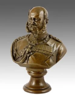 William I.- German Emperor Bronze Bust Signed -Salvador Dali Shop 261 659300a8c600b2