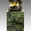 Cute Animal Bronze Sculpture - The Panda - Created By Milo