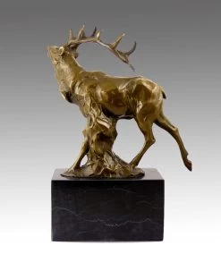 Superb Deer Bronze - The Bellowing Stag - Signed By Milo -Salvador Dali Shop 269 459300a8eac77d