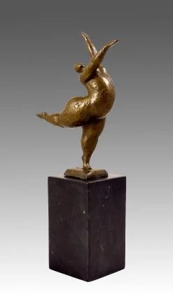 Modern Art Bronze Sculpture Balancing Nude Dancer From Milo -Salvador Dali Shop 274 559300a91bc644