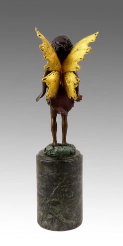Lovely Bronze Figure - Standing Fairy Elfin - Signed Milo 9 Lovely Bronze Figure - Standing Fairy Elfin - Signed Milo -Salvador Dali Shop 275 559300a92af0d8