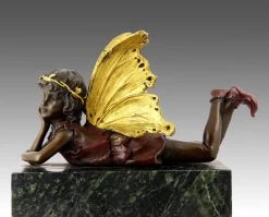 Cute Bronze Figure - Procumbent Fairy Elfin - Signed By MILO 8 Cute Bronze Figure - Procumbent Fairy Elfin - Signed By MILO -Salvador Dali Shop 276 259300a93520c1
