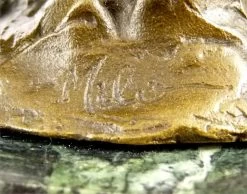 Authentic Bronze Sculpture - Rhinoceros - Created By Milo -Salvador Dali Shop 280 359300a94daef9