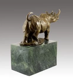 Authentic Bronze Sculpture - Rhinoceros - Created By Milo -Salvador Dali Shop 280 459300a94f2d22