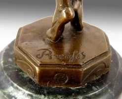 Lovely Art Deco Bronze - Little Ballerina - Signed F. Preiss -Salvador Dali Shop 283 359300a9ab4a30